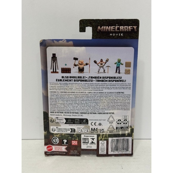 A Minecraft Movie Piglin Warrior Action Figure 4" collectible NEW - Picture 3 of 7